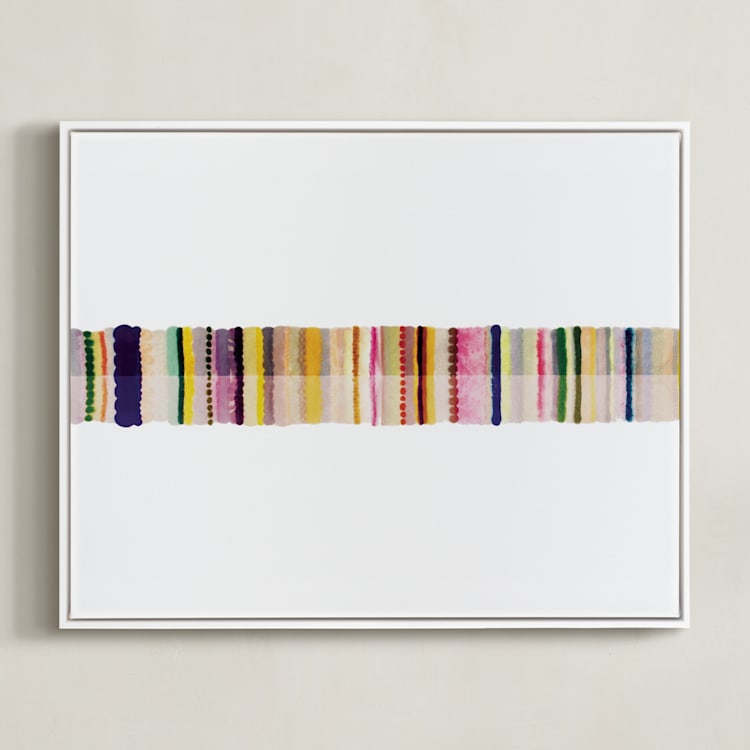 "Your Element" - Art Print in Rainbow by HAPI ART - Framed Canvas