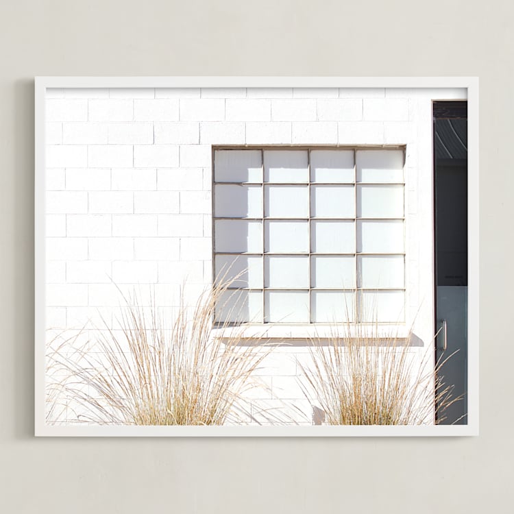 "Ballroom 2" - Art Print in White by Haley Warner - Framed