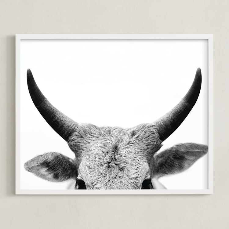 "Jane Gallagher" - Art Print in Slate by Amy Carroll - Framed