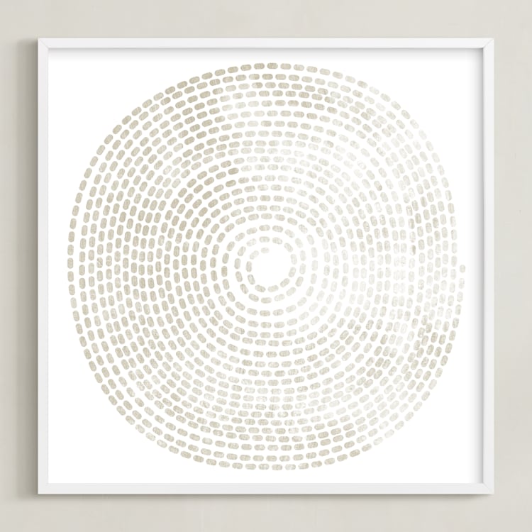 "surround me" - Art Print in earth by R studio - Framed
