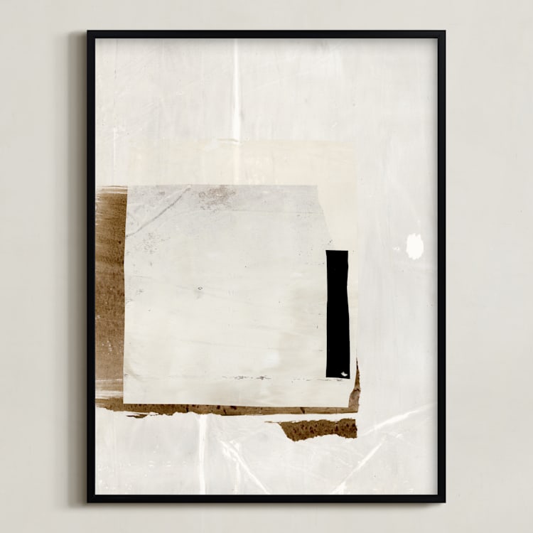 "You Should Know II" - Art Print in Sable by Jennifer Daily - Framed