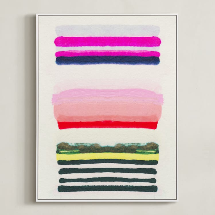 "You Are Beautiful" - Art Print in CANDY by HAPI ART - Framed Canvas
