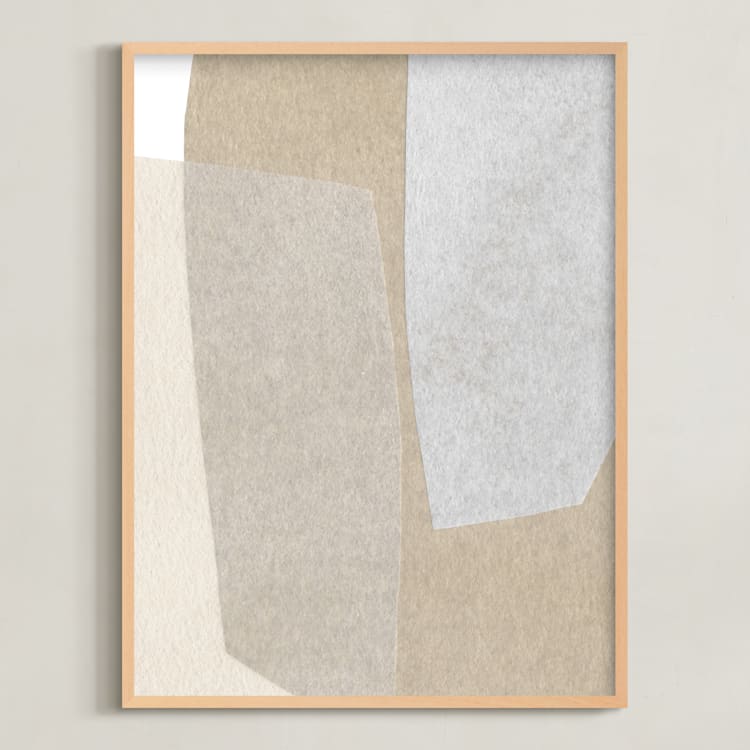 "Sunshine Wicker II" - Art Print in Limoncello by Carrie Moradi - Framed