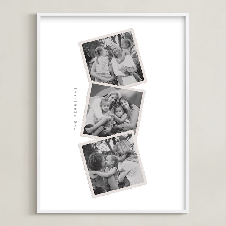 "Framed Photo: Memory Stack" - Framed Photo in Ivory by Ana de Sousa - Framed