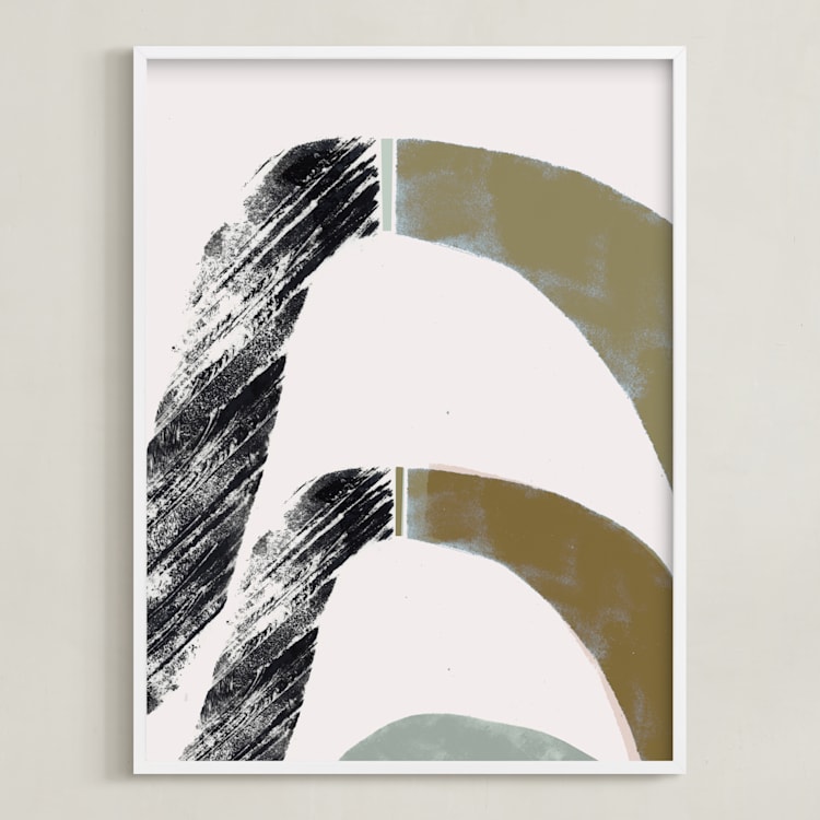"Landscape" - Art Print in Tunquen by Bethania Lima - Framed