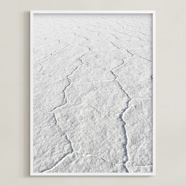"Salt of the Earth" - Art Print in monochrome by lulu and isabelle - Framed