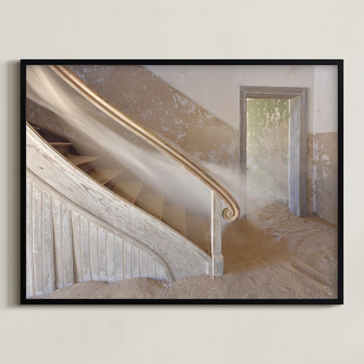 "Reclamation I" - Art Print in Sand by Gabrial Reising - Framed