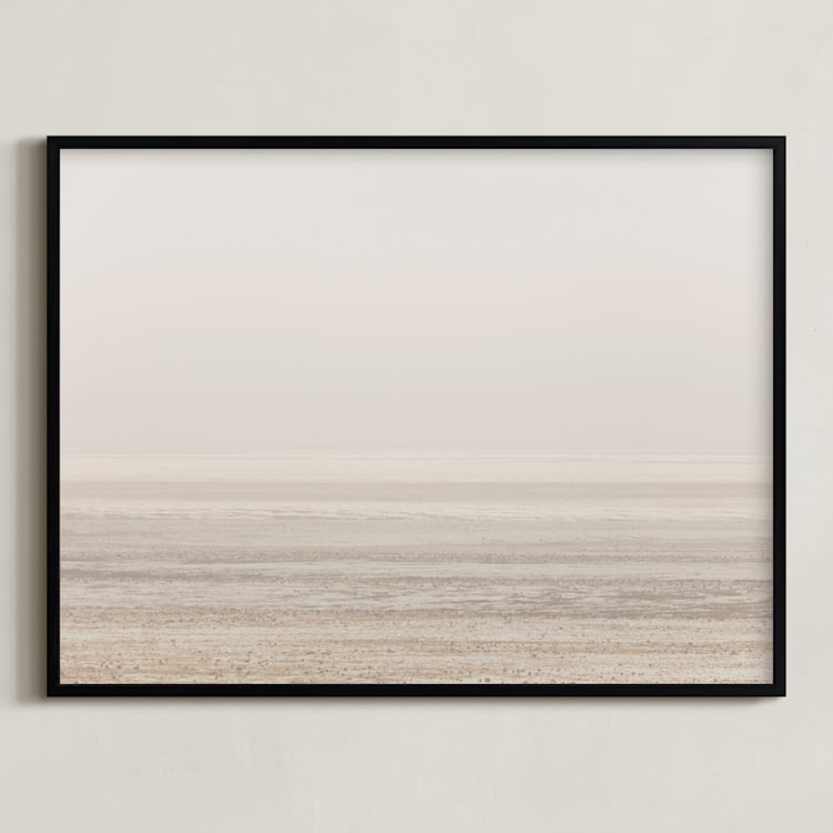 "Patagonian Winter" - Art Print in Patagonian White by Daniel Fox - Framed