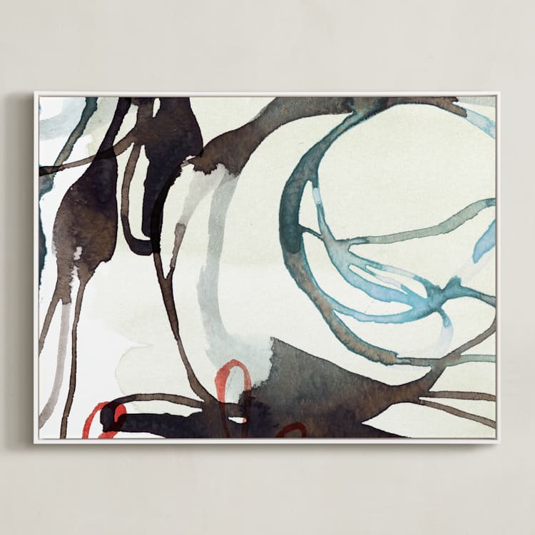 "Cera no 2" - Art Print in Ink by Kelly Ventura - Framed Canvas