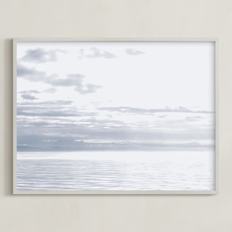 "visionary" - Art Print in Glacial by Courtney Crane - Framed