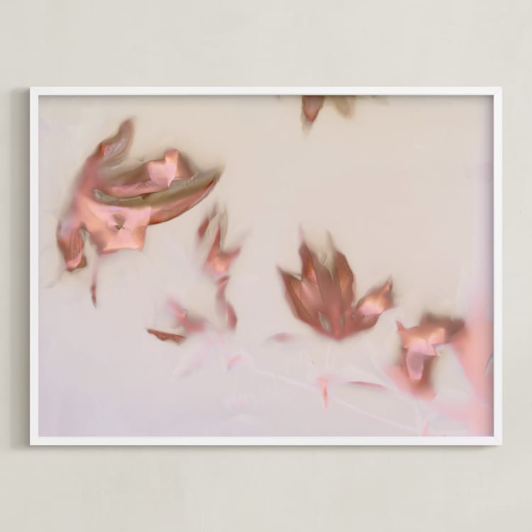 "Somewhere waiting for me" - Art Print in passionfruit by raven erebus - Framed