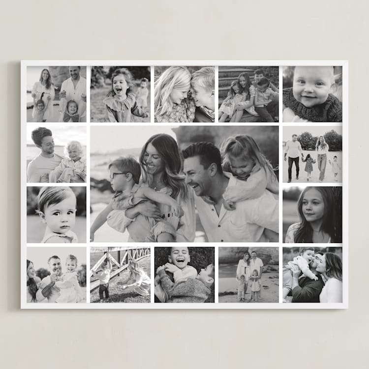 "Our Memories" - Framed Photo in Snow by Ashley Presutti Beasley - Framed