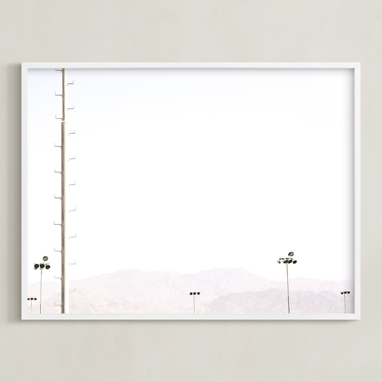"Scenes from Eilat 2018, 32" - Art Print in Desert Sky by Tal Paz-Fridman - Framed