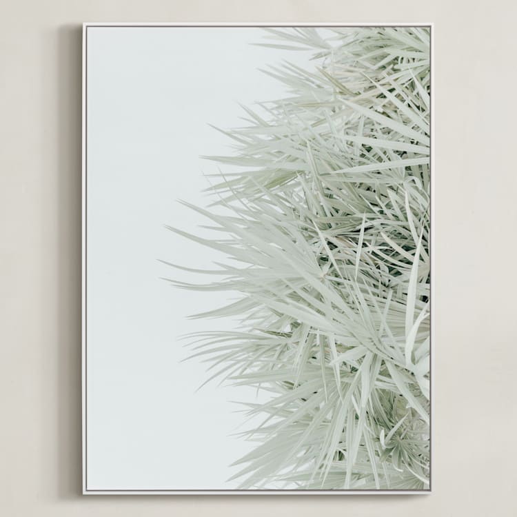 "coastal vibes I" - Art Print in sky by Sara Hicks Malone - Framed Canvas