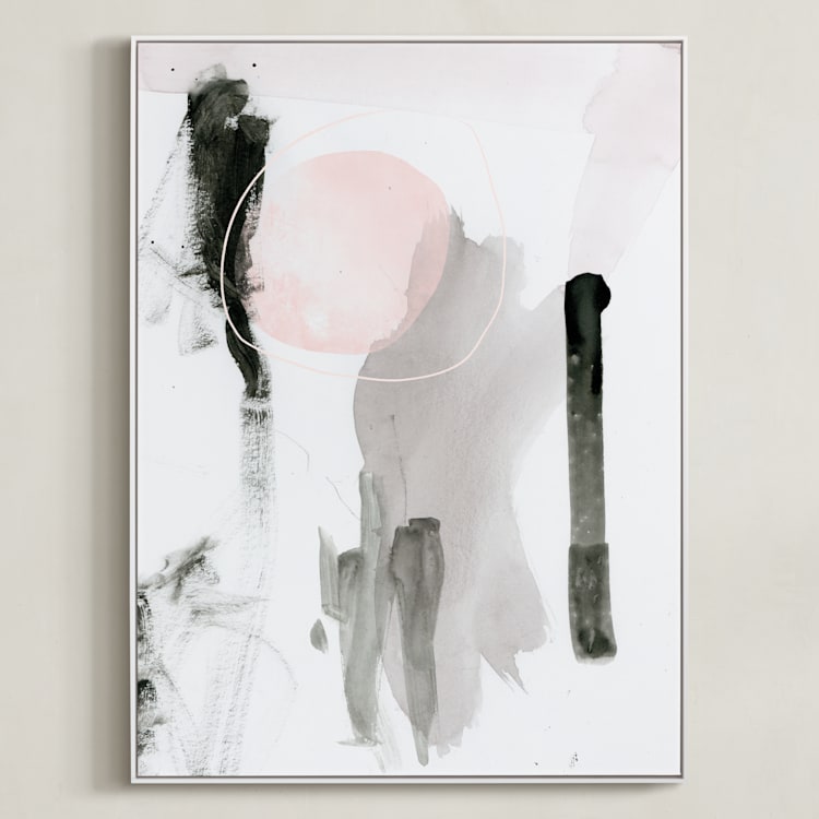 "Son" - Art Print in Noir by Lori Wemple - Framed Canvas