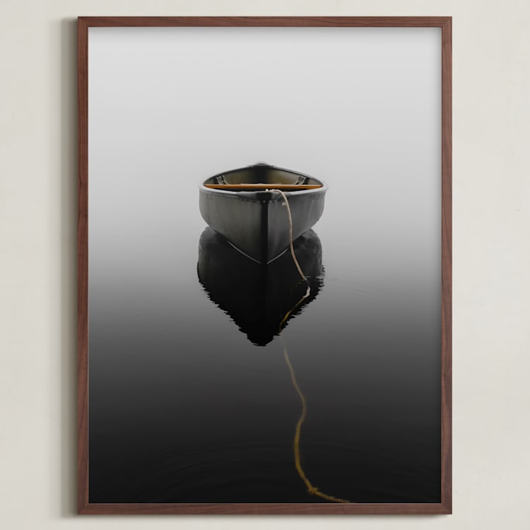 "Into the Ether" - Art Print in Fog by Leaves of Ash - Framed
