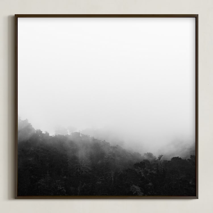 "Bewilder" - Art Print in Black and White by Jessica C Nugent - Framed