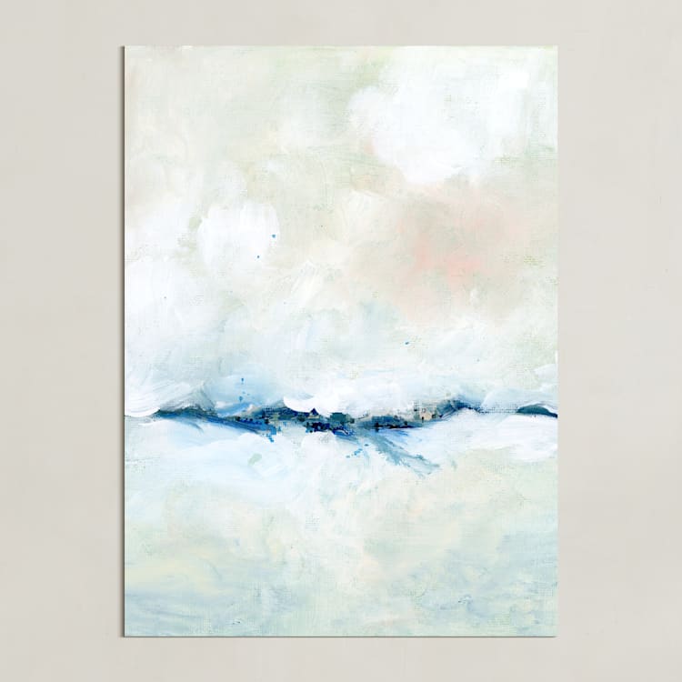 "Solstice" - Art Print in Snow by Lindsay Megahed - Unframed