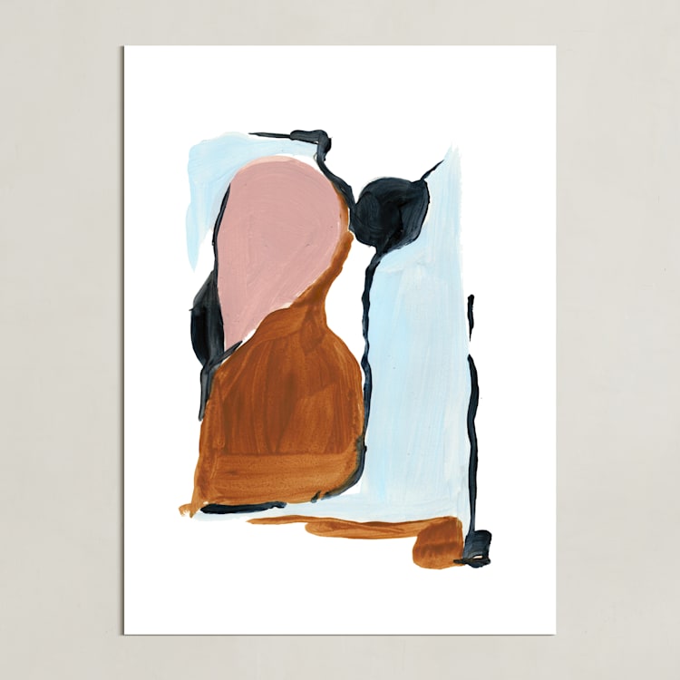 "Spring No. 16" - Art Print in Blush by Cait Courneya - Unframed