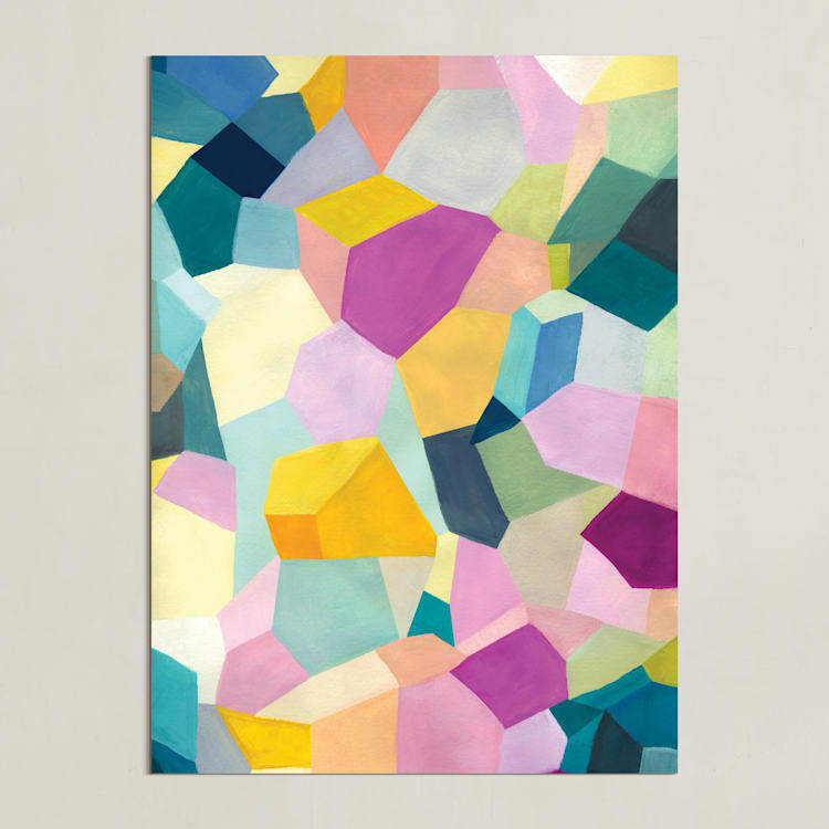 "summer abstract" - Art Print in peony by raven erebus - Unframed