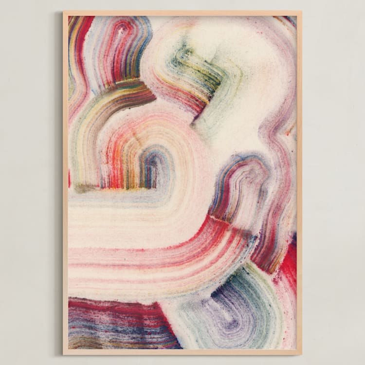 "clouds of color II" - Art Print in Cumulus by Sumak Studio - Framed