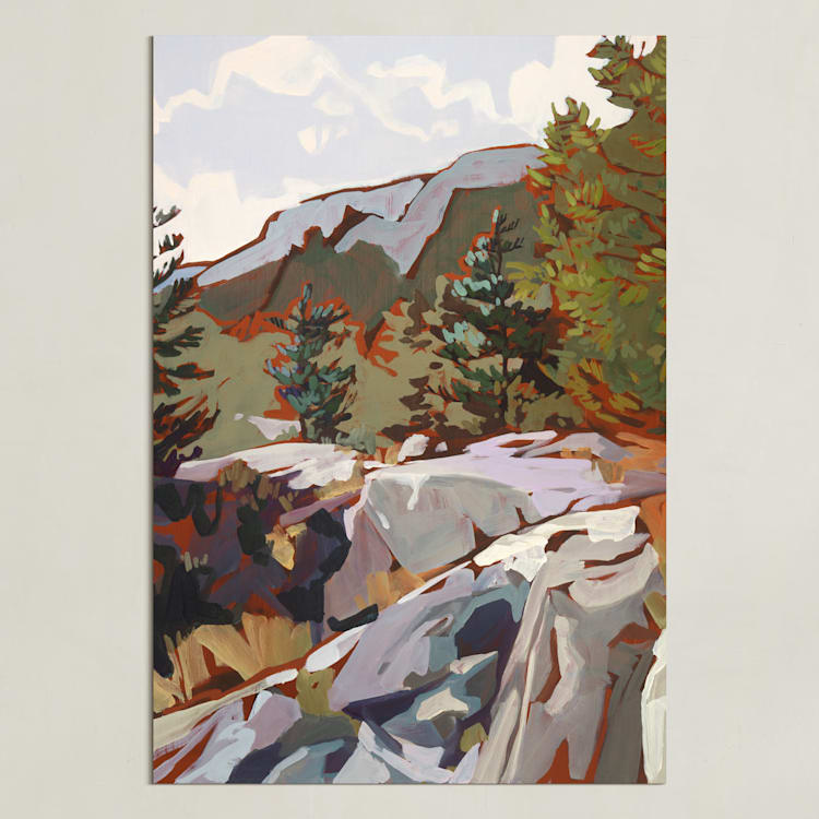 "Halfway There II" - Art Print in Stone by Jess Franks - Unframed