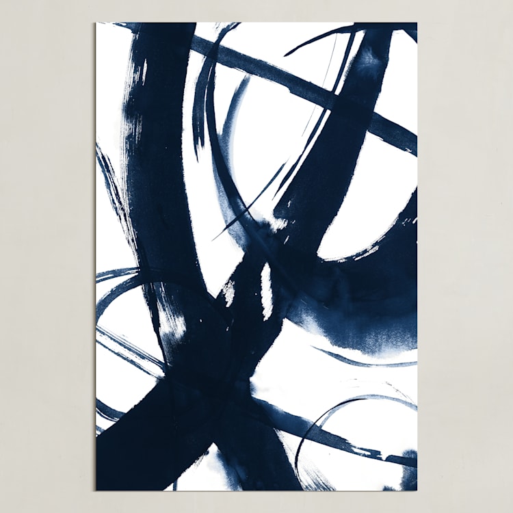 "Quietly Alive" - Art Print in Night by Roann Mathias - Unframed