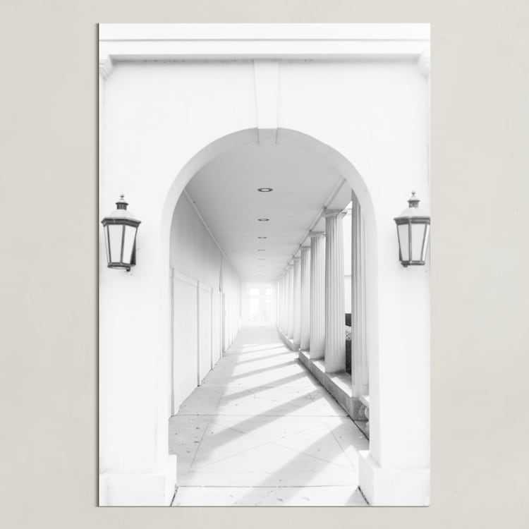"Arches" - Art Print in Column White by Ilze Lucero - Unframed