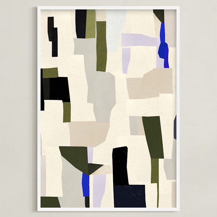 "paper tapestry I" - Art Print in Day by Sumak Studio - Framed