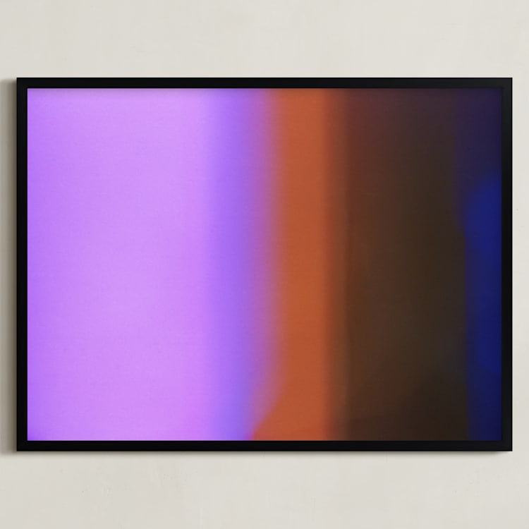 "Experiments with Film 003" - Art Print in Magenta by Arash Fattahi Acosta - Framed