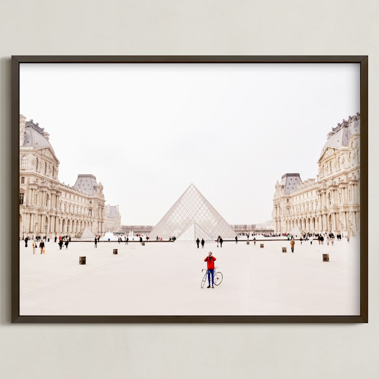 "Men in Red" - Art Print in Radiant Red by Kate Baird - Framed