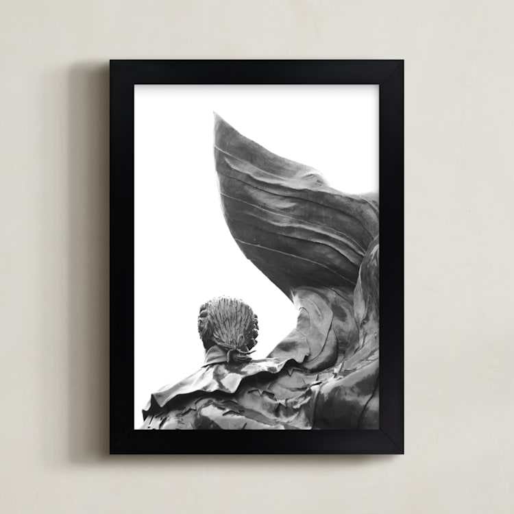 "Soar" - Art Print in Stone by Carrie ONeal - Framed