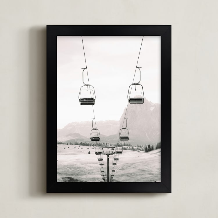 "Lift" - Art Print in Steel by Ellen Schlegelmilch - Framed