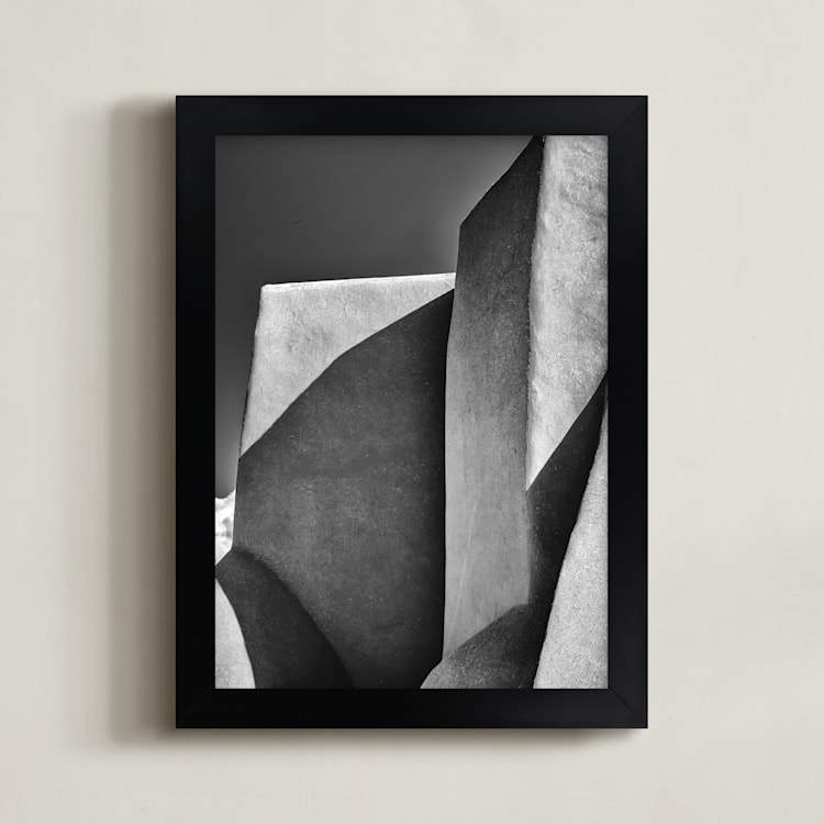 "Adobe" - Art Print in Adobe Gray by Gabrial Reising - Framed