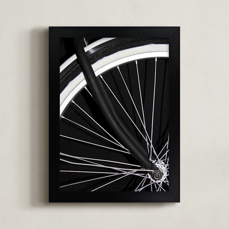 "Steel shapes 1" - Art Print in Velo by Eliane Lamb - Framed