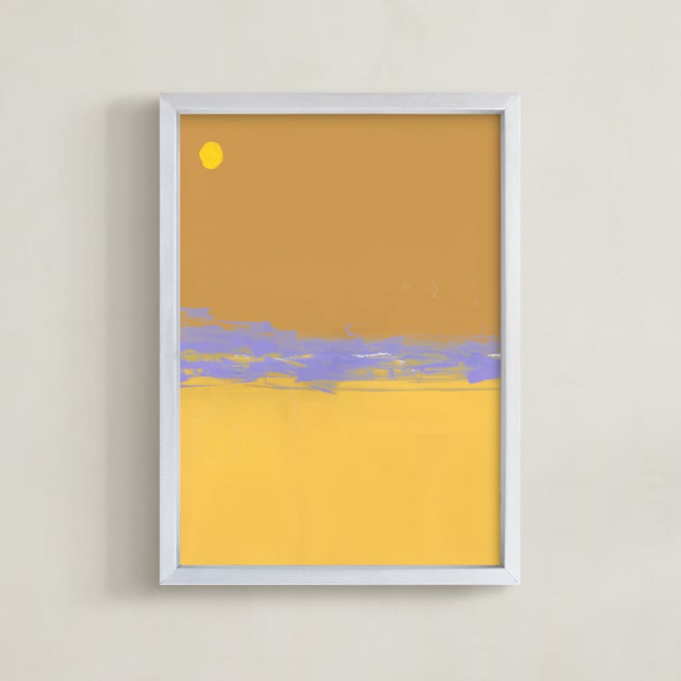 "Sunset" - Art Print in Terra by Marta Crea - Framed