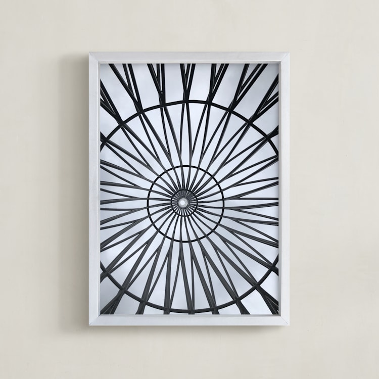"The Rising II" - Art Print in Cloud by Zhay Smith - Framed