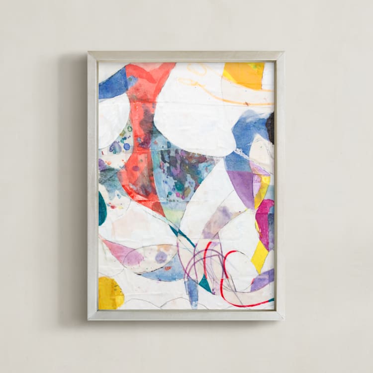 "Find the Magic" - Art Print in Lavender by Erin McCluskey Wheeler - Framed