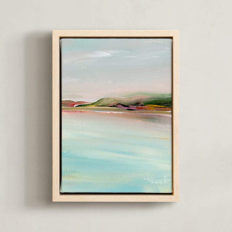 "Paradise Cove 3" - Art Print in Seaside by Lindsay Megahed - Framed Canvas