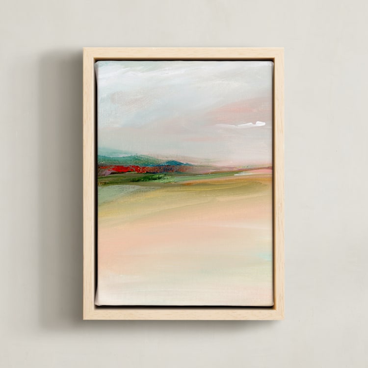 "Paradise Cove 1" - Art Print in Seaside by Lindsay Megahed - Framed Canvas