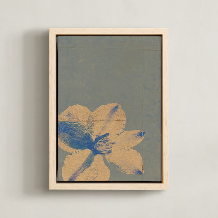 "Reframed Nature 1" - Art Print in Eucalyptus by Paola Benenati - Framed Canvas