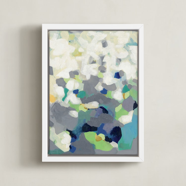 "Marathon" - Art Print in Pavement by Lorent and Leif - Framed Canvas
