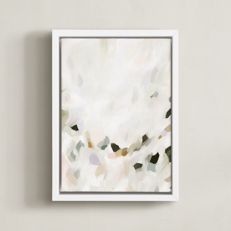 "Windermere" - Art Print in Sage by Melanie Severin - Framed Canvas