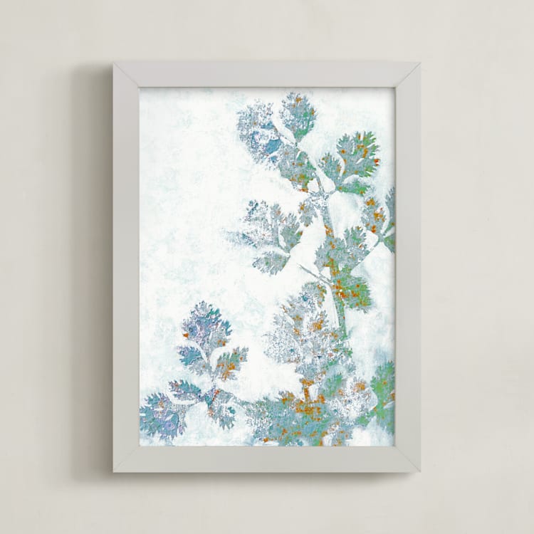 "Rustic Herbs" - Art Print in Herbal by Courtney Crane - Framed