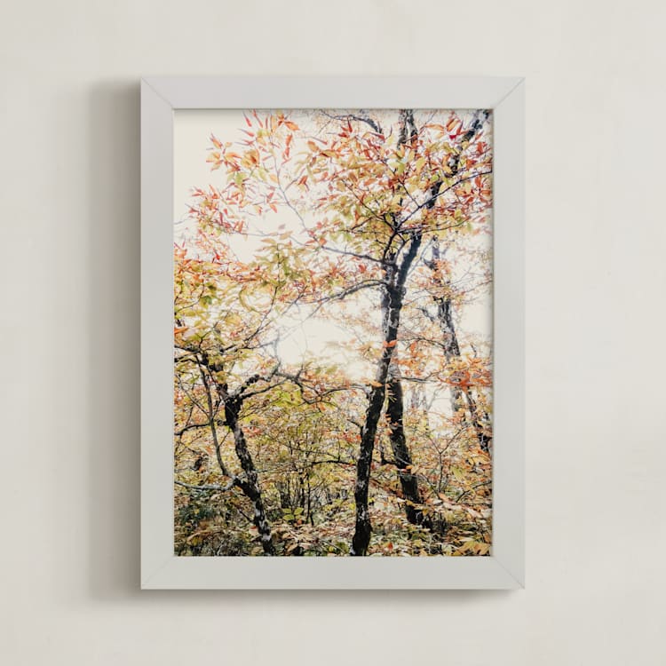 "Tenacity" - Art Print in Amber by Courtney Crane - Framed