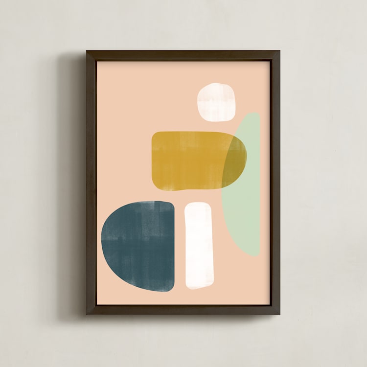 "balance no.2" - Art Print in golden hour by Lindsay Stetson Thompson - Framed