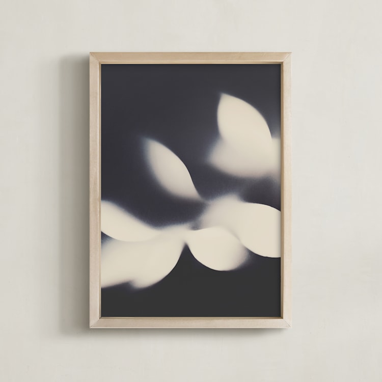 "Emerging" - Art Print in Light by Karen Kardatzke - Framed