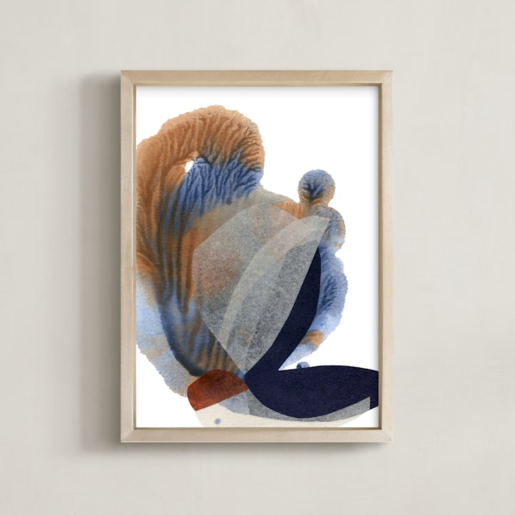 "seaflower" - Art Print in Ocean by Carrie Moradi - Framed