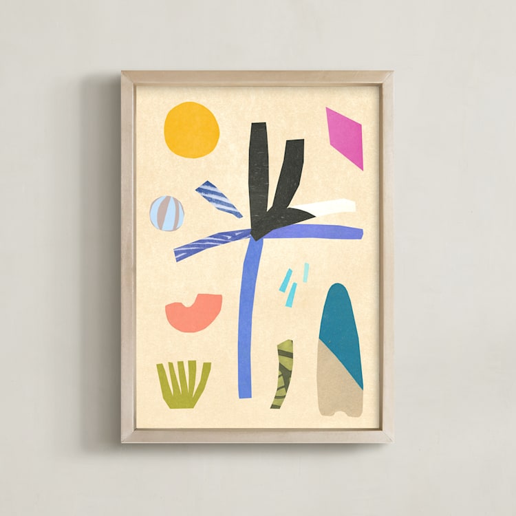 "over the ocean" - Art Print in Beach by Sumak Studio - Framed