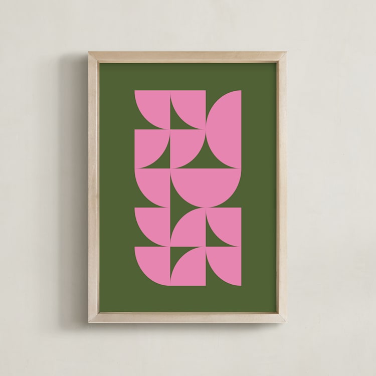 "centered" - Art Print in Garden by Beth Vassalo - Framed